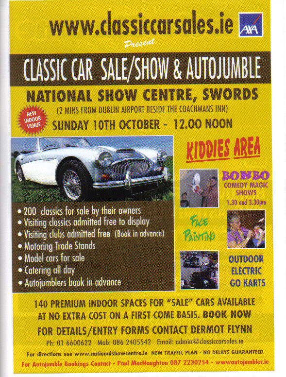 Kilkenny Motor Club – Vintage Car Club, Kilkenny, Ireland » CLASSIC CAR